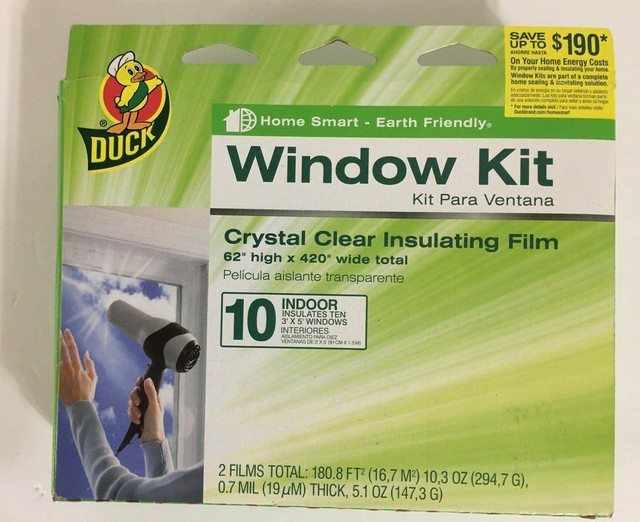 plastic shrink wrap window film kits