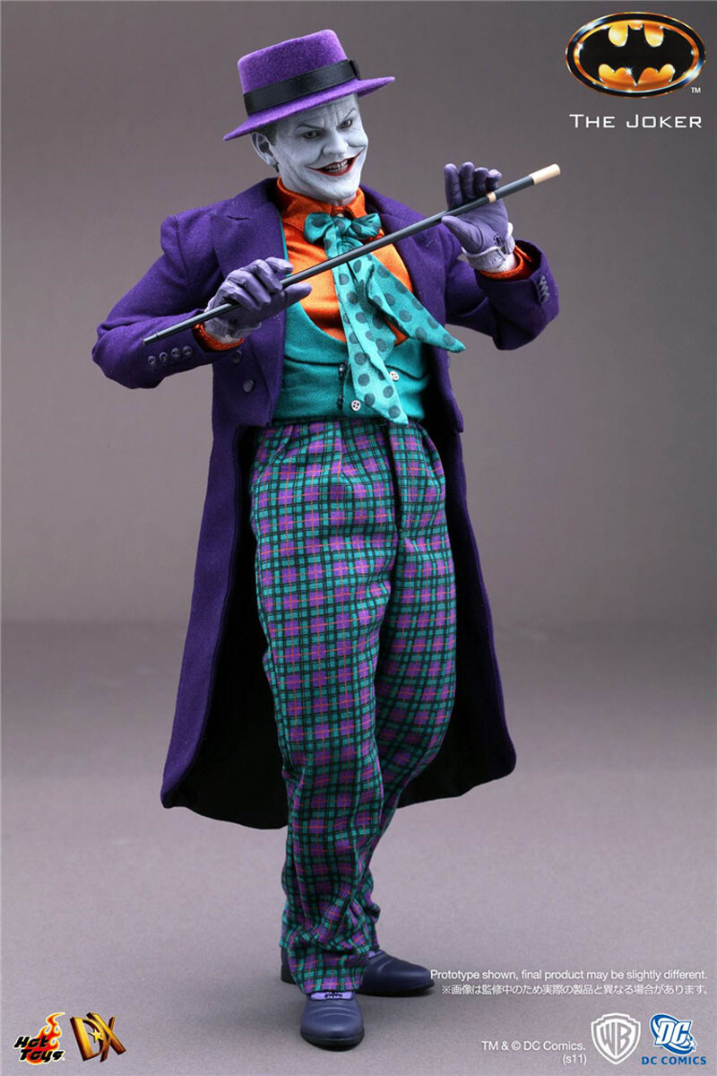 HotToys 1/6 DX08 1989 Batman Joker Jack Nicholson Action HotToys 1/6 DX08 1989 Batman Joker Jack Nicholson Action