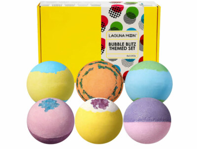 New Laguna Moon Bubble Blitz Themed Set Of 6 Bath Bombs Free US Shipping