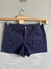 NWT NY C New York And Company Navy Blue 4 Inseam Shorts Sz:10