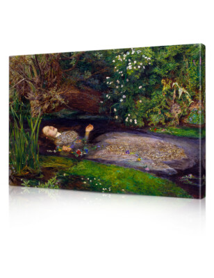 DECORARTS Ophelia by John Everett Millais Giclee Print Canvas Art Print Wall Art