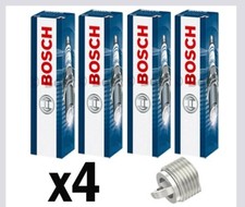 Spark Plugs 4x FOR AUDI TT 8N 98->05 1.8 AJQ AJQ ARY APX 8N3 8N9 Bosch Nickel