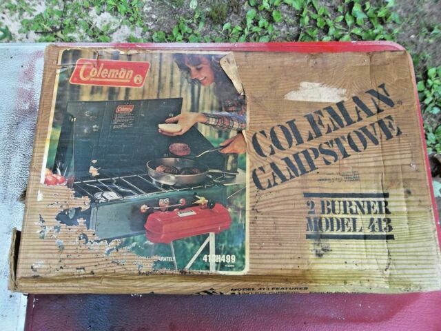 Coleman 413h 2 Burner Camping Stove 1984 413h499 For Sale Online Ebay
