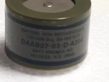 New SAFT BA-5567A/U LiSO2 Lithium 3V Battery 1Ah 25.9mm DAAB07-02-D-A204