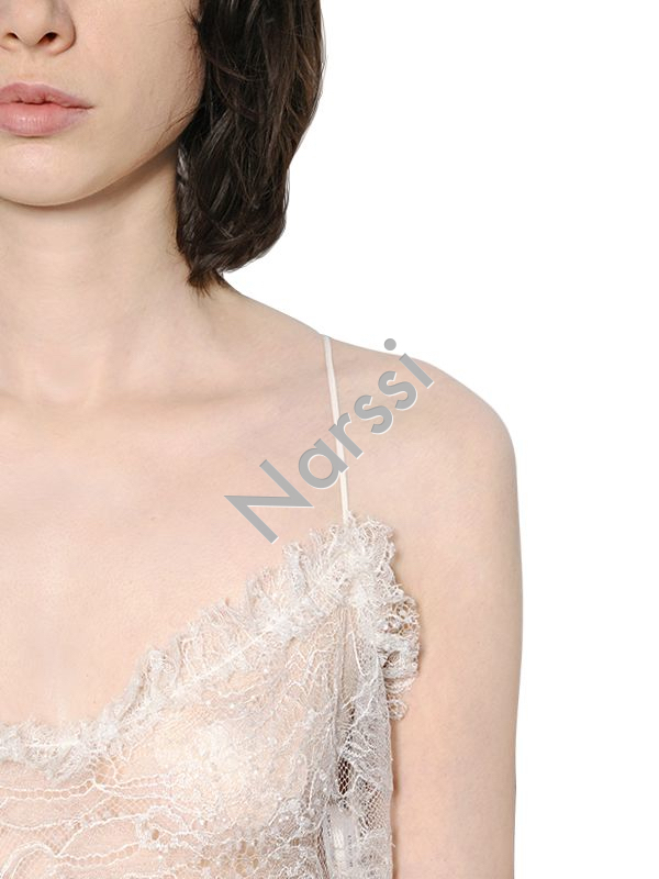 NWOT! Runway Saint Laurent White Glitter Slip Dress FR36 | eBay