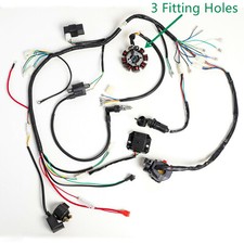 Arnés de cableado eléctrico completo 3 orificios estator Regulato 250cc ATV Zongshen Lifan