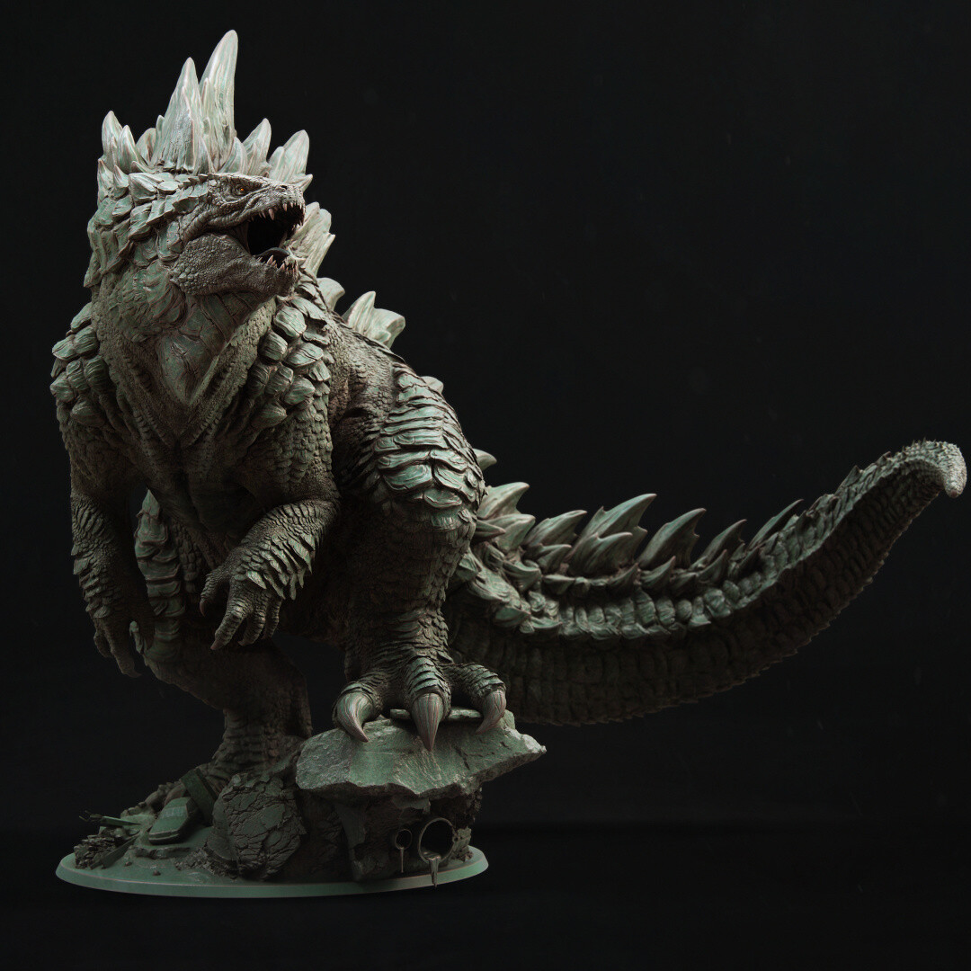 Godzilla Gojira Dinosaur Miniature D&D DnD Pathfinder RPG | eBay