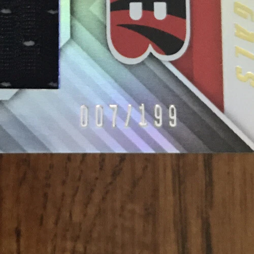 2018 Panini XR Rookie Swatch Autographs Mark Walton #RSA31 #’d 007/199 - Image 3 of 3