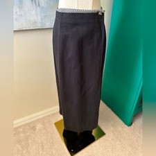 Vintage Talbots  Petite Linen wrap skirt
