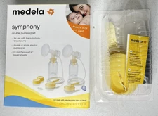Sealed Medela Symphony Double Pumping Kit + Sealed Medela Harmony Manual Pump Ki