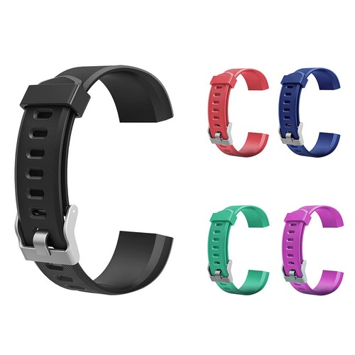 20mm Loop Band Accessories Silicone Bracelet Band Colorful Soft for ID115Plus HR - Afbeelding 1 van 24