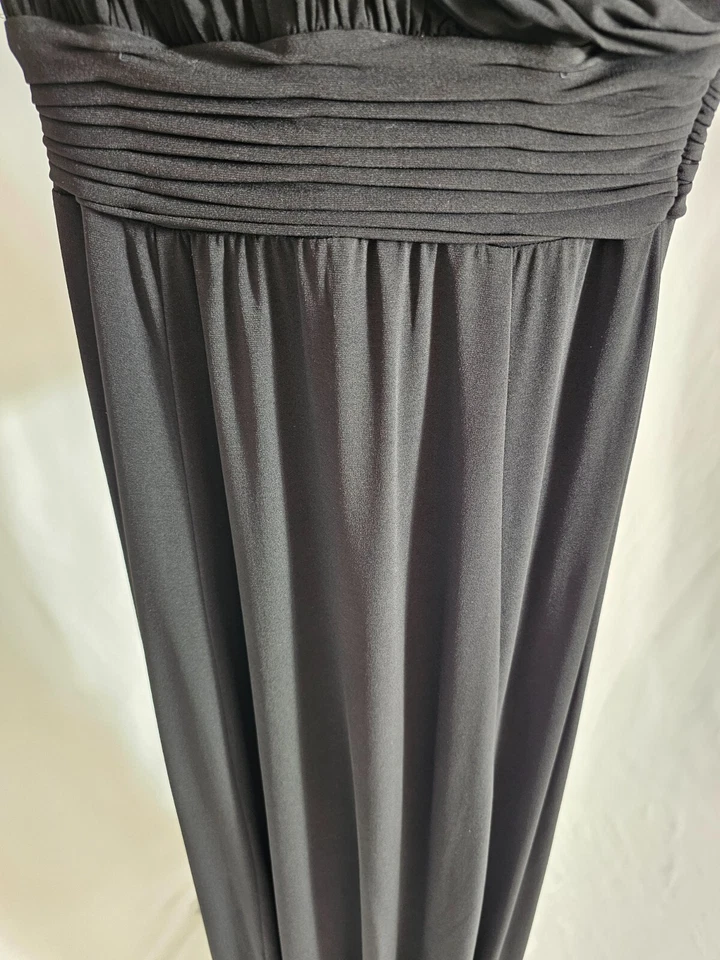 Melrose Vestido Largo Mujer Negro Talla 4 D169 Foto 3 de 4