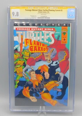 Ninja Turtles/Flaming Carrot #3 ~ CGC 9.8, Mirage 1994, Signed by KEVIN EASTMAN
