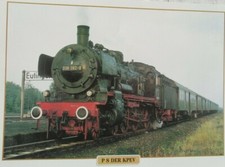 Eisenbahn-Farbposter / Lokomotive "P8 der KPEV" von 1908