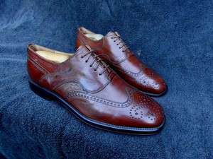 Zwei mal getragene LLOYD Full Brogue Derby 42,5 cognac Full Brogue günstig kaufen | eBay