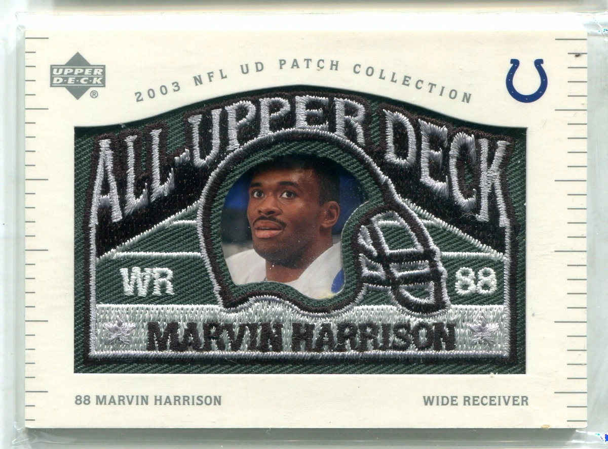 2003 Upper Deck UD Patch Collection - Marvin Harrison #UD-18 for