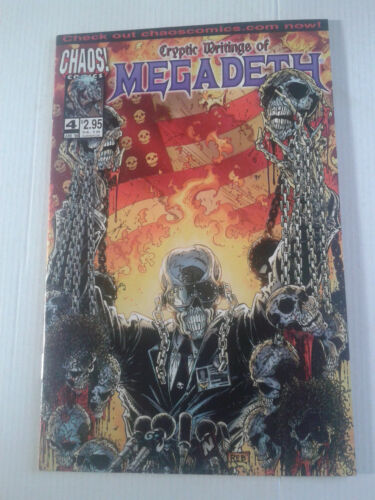 Cryptic Writings of Megadeth #4 CHAOS Comics 1998 1. Presse  - Bild 1 von 4