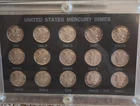 1941 - 1945 Choice Mercury Dime Set (P/D/S 15-coin set) Circulated