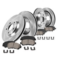 Callahan Brake Parts Front and Rear Brake Kit For Nissan 240SX 1994-1996 [Mod...