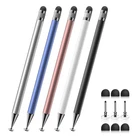 Bopomofo Stylus (5 Pcs), 2-in-1 Pen Black/White/Rose Gold/Blue/Silver 