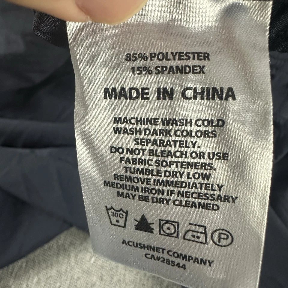 Shorts Footjoy masculino tamanho 40 azul 9” costura interna golfe desempenho absorção chino em excelente estado usado - Imagem 4 de 4