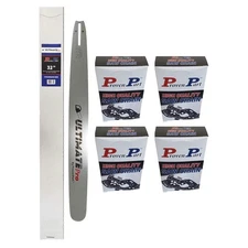 32In Bar and 4 Chains 3/8 .050 105DL For Jonsered 2065, 2065W, 2071, 2071W, 207