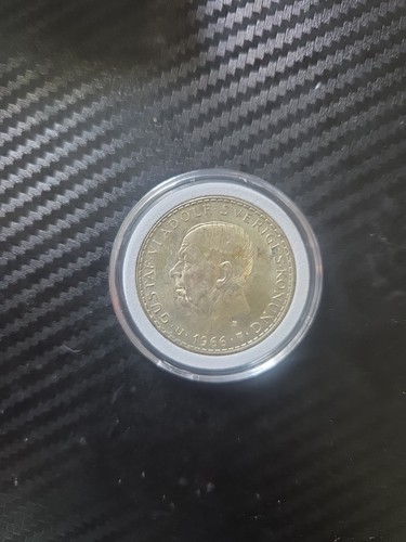 Sweden 5 Kronor, 1966, 100th Anniversary of Constitution Reform silver coin
