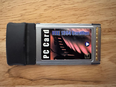 IEEE 1394 FireWire PCMCIA CardBus Laptop Expansion Card PC Card 32-bit