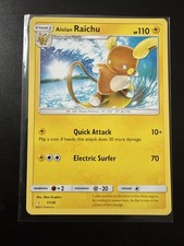 Alolan Raichu 17/30 - SM Trainer Kit - Non Holo - Pokemon Card