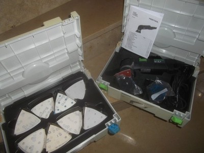 FESTOOL  FESTO DX 93E Deltaschleifer mit Systainer und Zusatz-Systainer