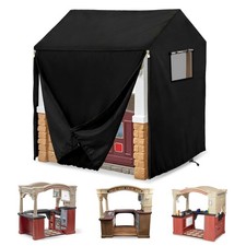 Playhouse Cover, Outdoor Kids Playhouse Covers, 52"W x 38"D x 49"H 600D Heavy...