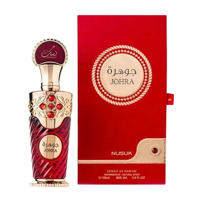 Nusuk Johra Extrait De Parfum 100ml Long Lasting Floral Oriental Perfume