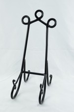 Black Metal Scroll 15 Inch Tabletop Display Easel Photographs Artwork Books