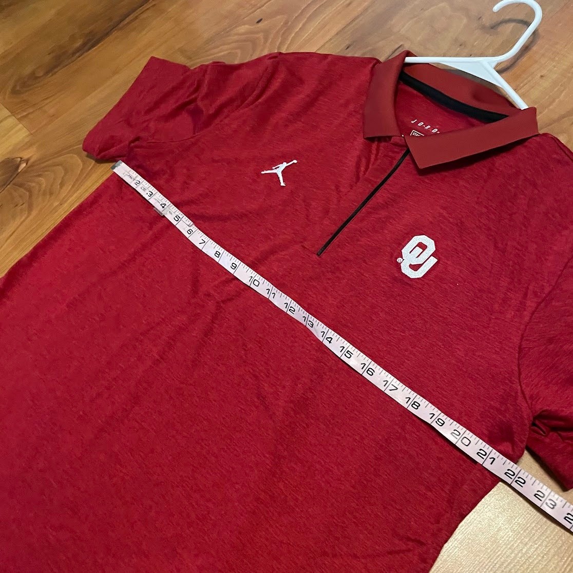 Nike Jordan Oklahoma Sooners Men's Red Polo Shirt  - Size L thumbnail 7