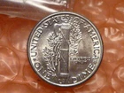 1927 Mercury Dime FULL SPLIT BANDS MS++++ GEM BU. #1B