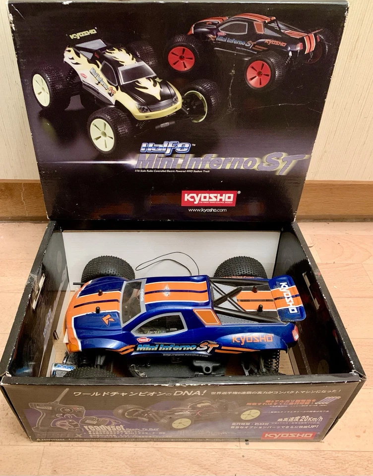 Kyosho Mini Inferno ST Half 8 Maßstab 1:18 4WD + Zubehör in OVP - RARITÄT ! - Bild 2 von 4