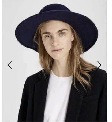 Theory NUEVO CON ETIQUETAS, Gigi Burris Millinery Grosella Fedora Fetr Sombrero Para Mujer, Talla M $290 - Imagen 1 de 4