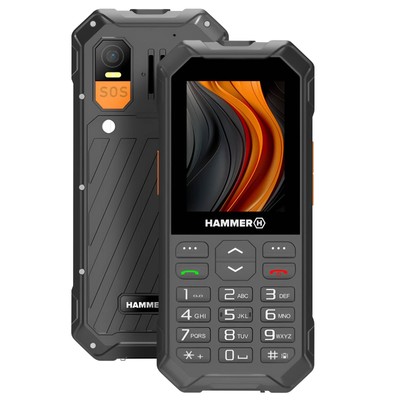 Hammer, Telefon HAMMER 6 LTE IP68 4G-Netzwerk 2500mAh / Orange