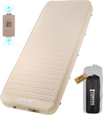 4" Self-Inflating Sleeping Pad with Pump - Compact Foam Camping Mattress