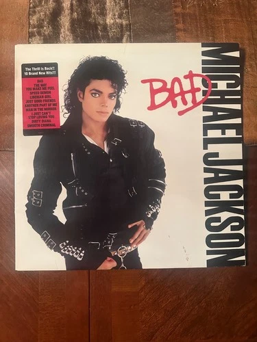 MICHAEL JACKSON 1987 "Bad" vinyl