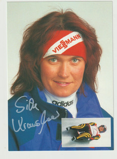 Silke Kraushaar D Rodeln OS 19998/1 OS 2002/3 Org. Sig.