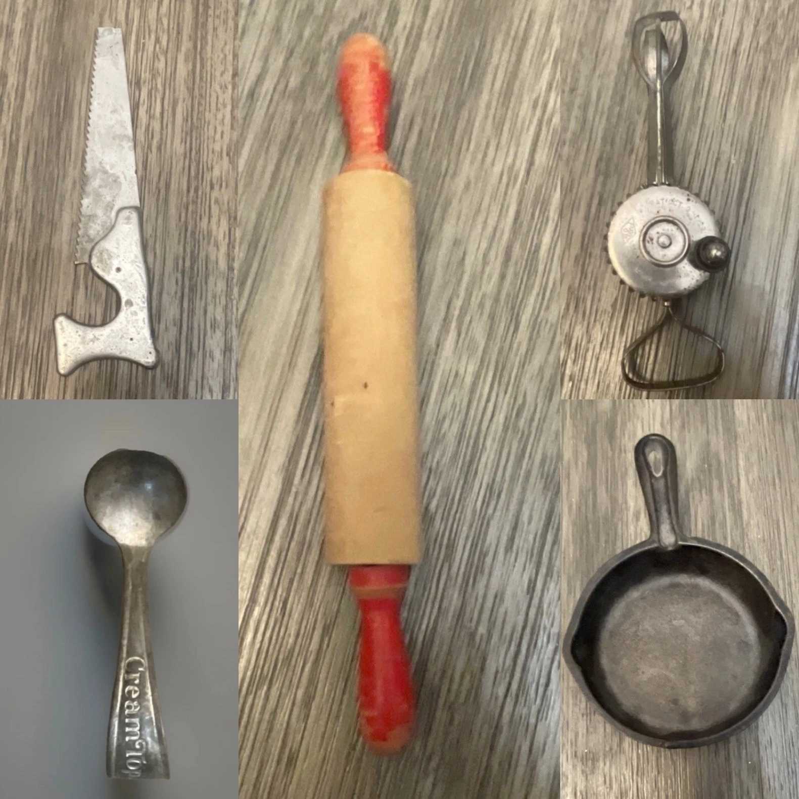 Antique/Vintage Kitchen Wood and Metal Primitive Kitchen Items
Opens in a new window or tab