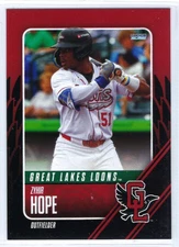 2025 Great Lakes Loons (Class A-Los Angeles Dodgers) Zyhir Hope