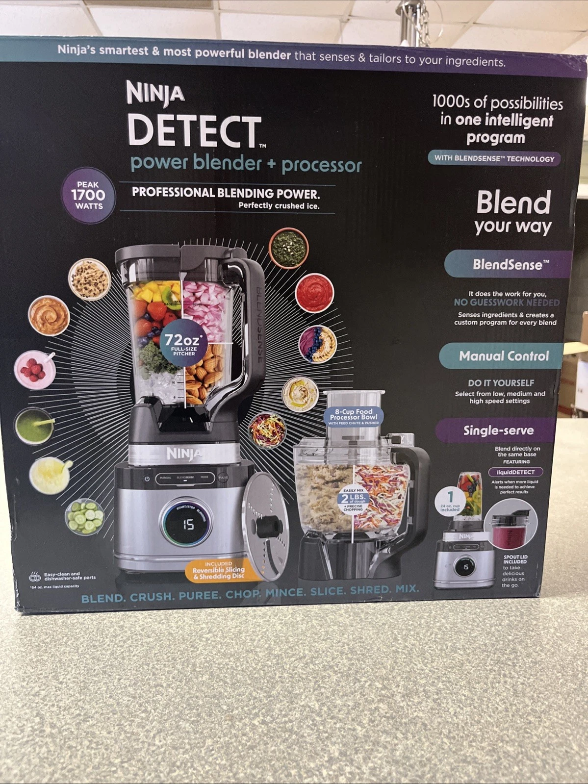New Ninja Detect Power Blender + Processor
Opens in a new window or tab