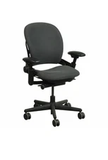 Steelcase Leap V1 Chair, Open Box - Fully Loaded Black Fabric