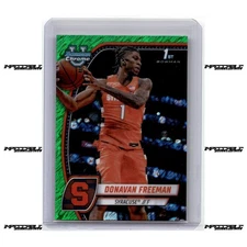2024-25 Bowman U Chrome - Green Shimmer #21 Donnie Freeman Rookie SP