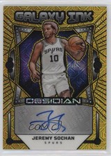 2024 Obsidian Galaxy Ink Electric Etch Gold Flood 2/10 Jeremy Sochan Auto 1p76