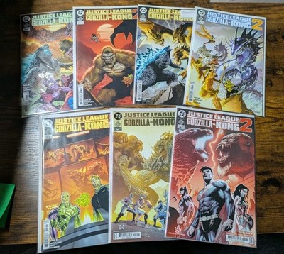 Justice League Vs Godzilla Vs Kong 2 Two #1-#7 Complete Set CVR A 1st Print DC