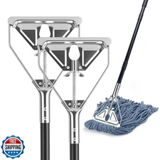 KeFanta 60" Metal Mop Handle Commercial Heavy Duty, Quick Change Industrial M