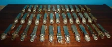 Lot 40 Long Frame 1/4 Plug Audio Phone Input Jacks Switchcraft Trimm Etc. NOS